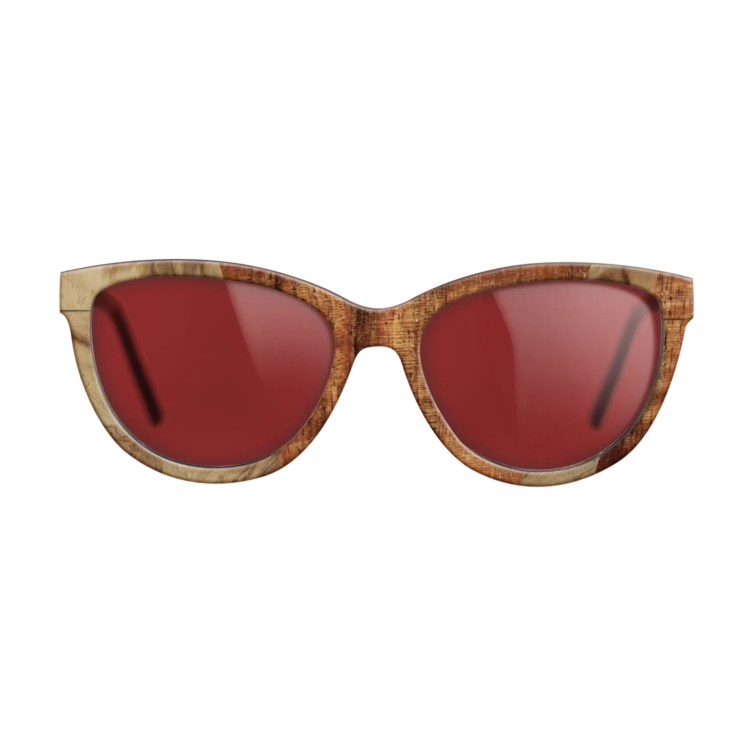 Walnut Burl,Koa,Olive Burl: Angle Cut - The Maiden - Cat - 1435 - SIRIS wood optic