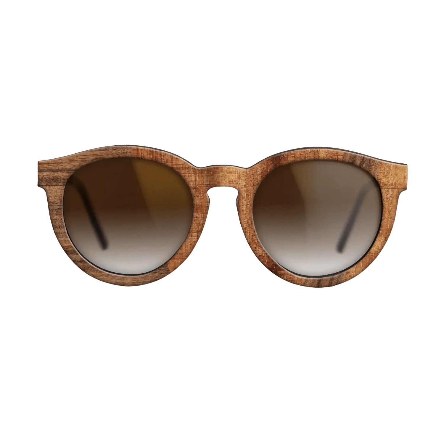 Santos Rosewood Dark,Koa: Angle Cut - The Rebel - Round - 1665 - SIRIS wood optic