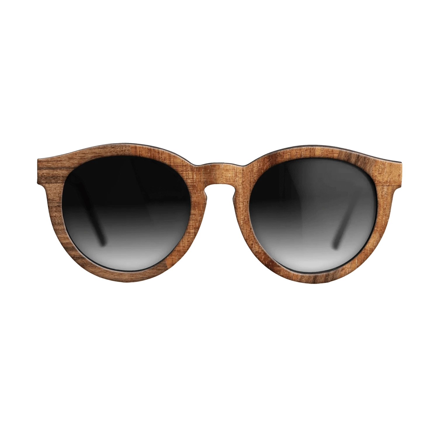 Santos Rosewood Dark,Koa: Angle Cut - The Rebel - Round - 1665 - SIRIS wood optic