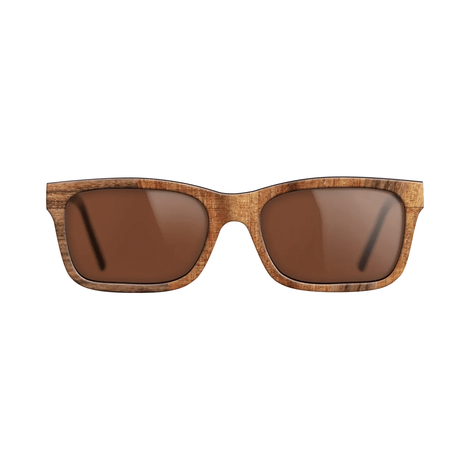 Santos Rosewood Dark,Koa: Angle Cut - The Sage - Rectangle - 1665 - SIRIS wood optic