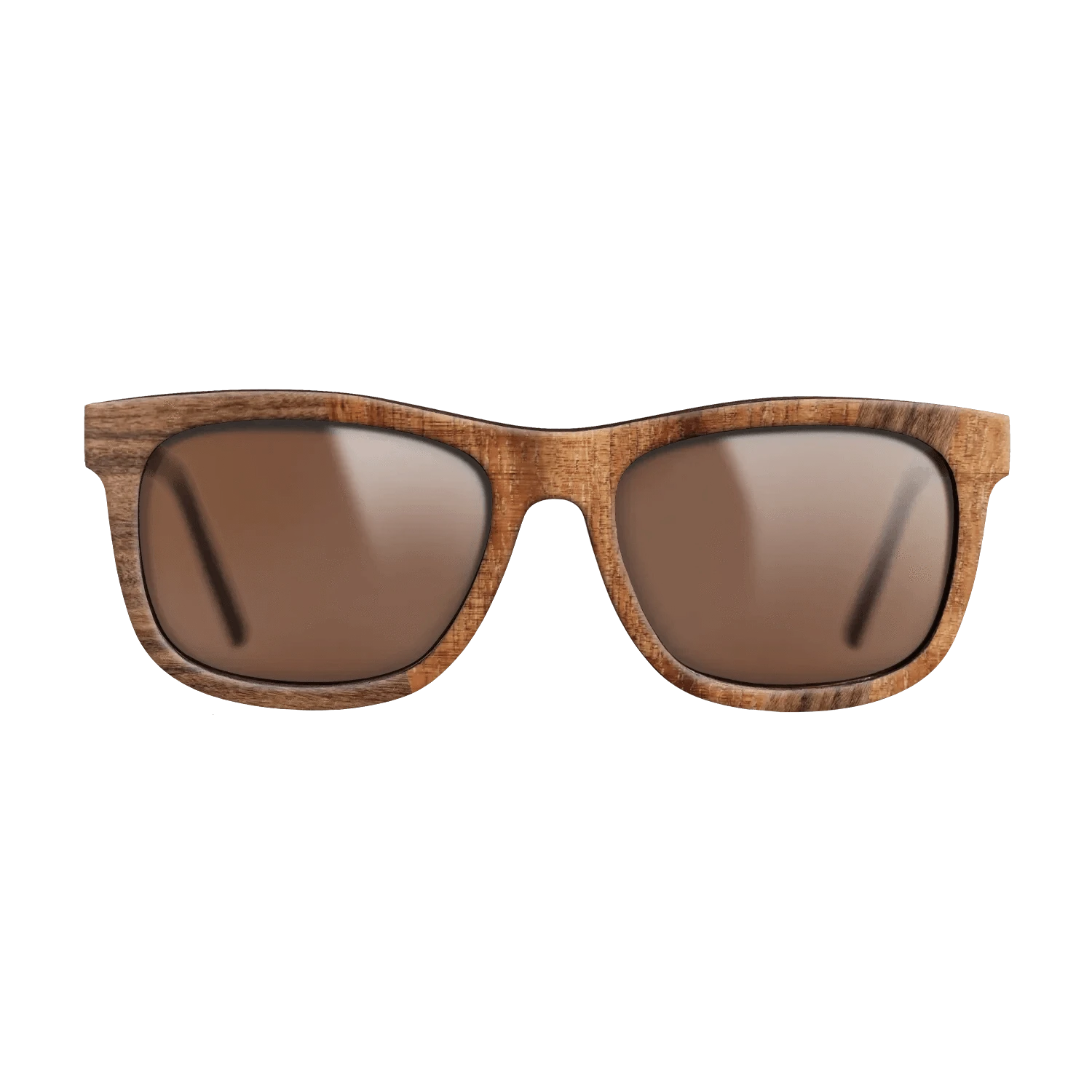 Santos Rosewood Dark,Koa: Angle Cut - The Hero - Square - 1665 - SIRIS wood optic