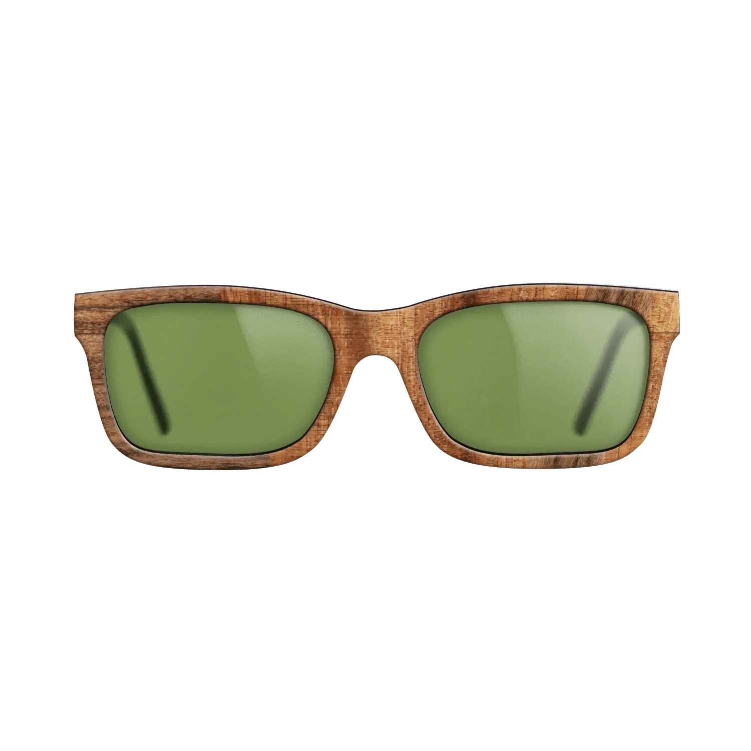Santos Rosewood Dark,Koa: Angle Cut - The Sage - Rectangle - 1665 - SIRIS wood optic
