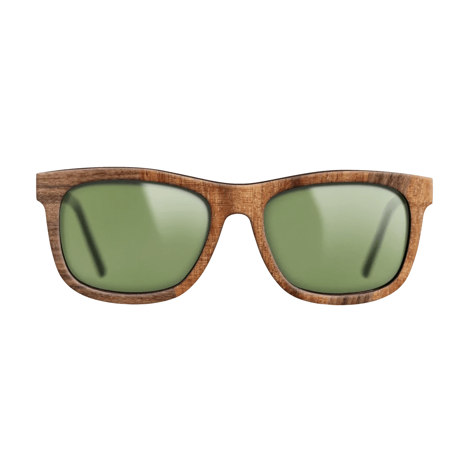 Santos Rosewood Dark,Koa: Angle Cut - The Hero - Square - 1665 - SIRIS wood optic