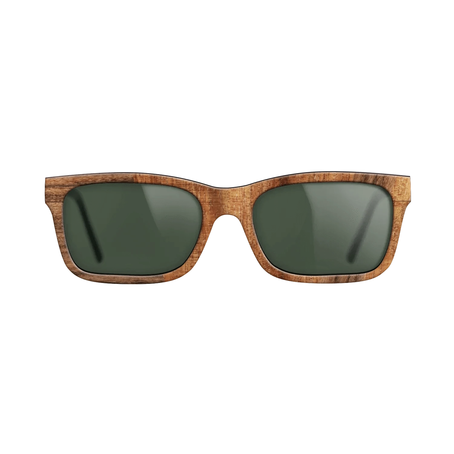 Santos Rosewood Dark,Koa: Angle Cut - The Sage - Rectangle - 1665 - SIRIS wood optic