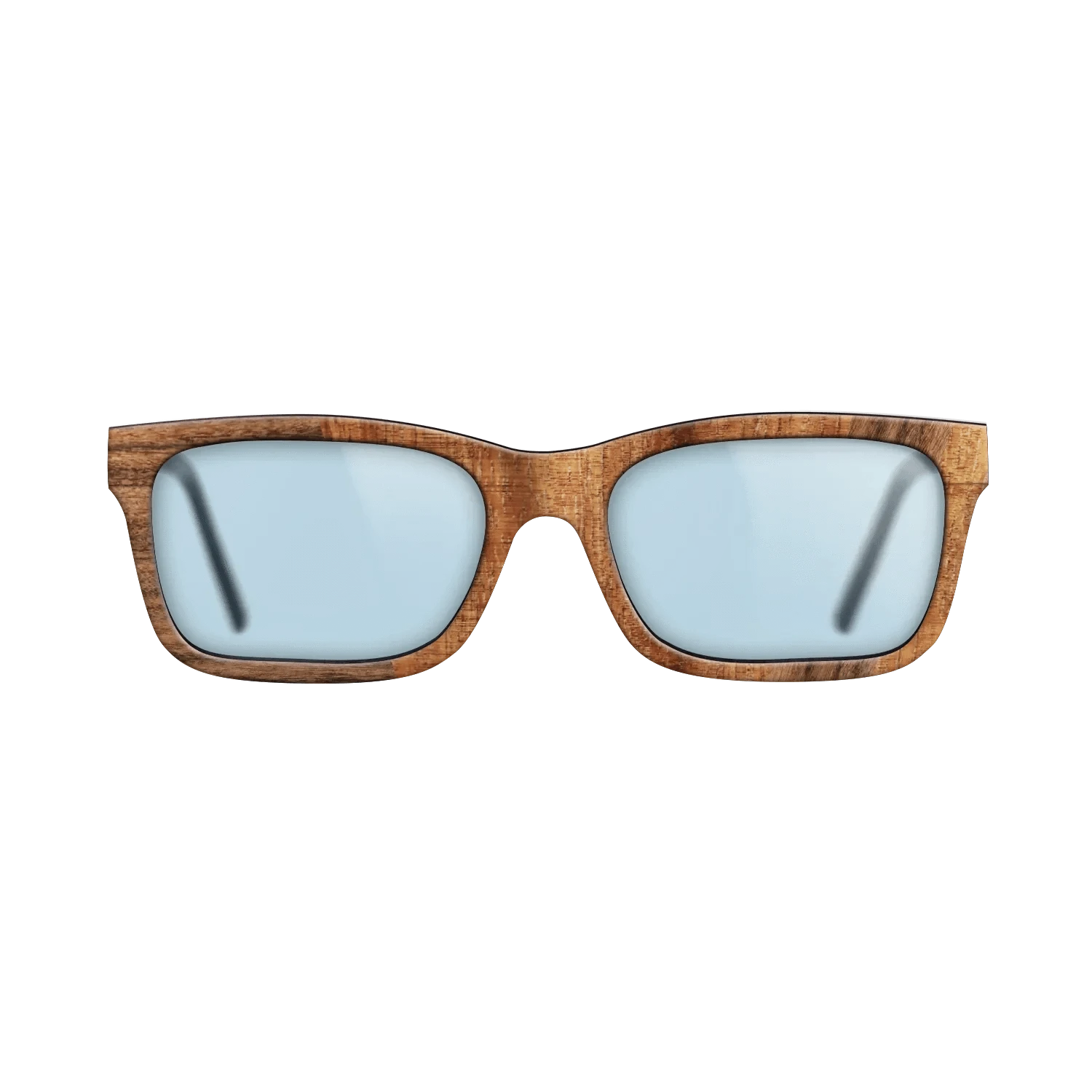 Santos Rosewood Dark,Koa: Angle Cut - The Sage - Rectangle - 1665 - SIRIS wood optic