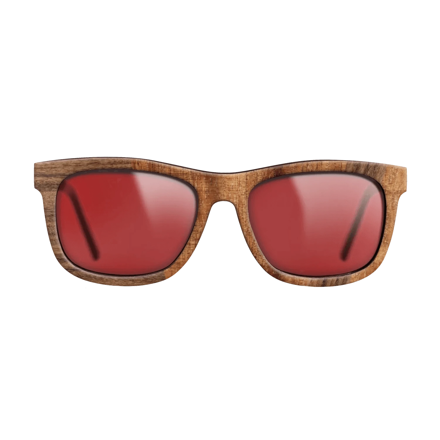 Santos Rosewood Dark,Koa: Angle Cut - The Hero - Square - 1665 - SIRIS wood optic