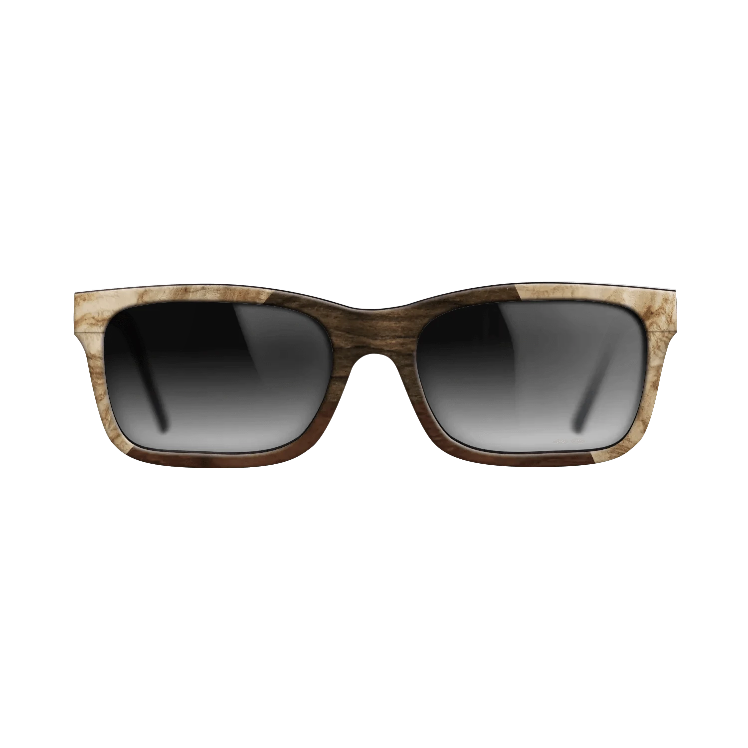 Walnut Claro Dark,Olive Burl,Ziricote Dark Quartered: Angle Cut - The Sage - Rectangle - 1803 - SIRIS wood optic