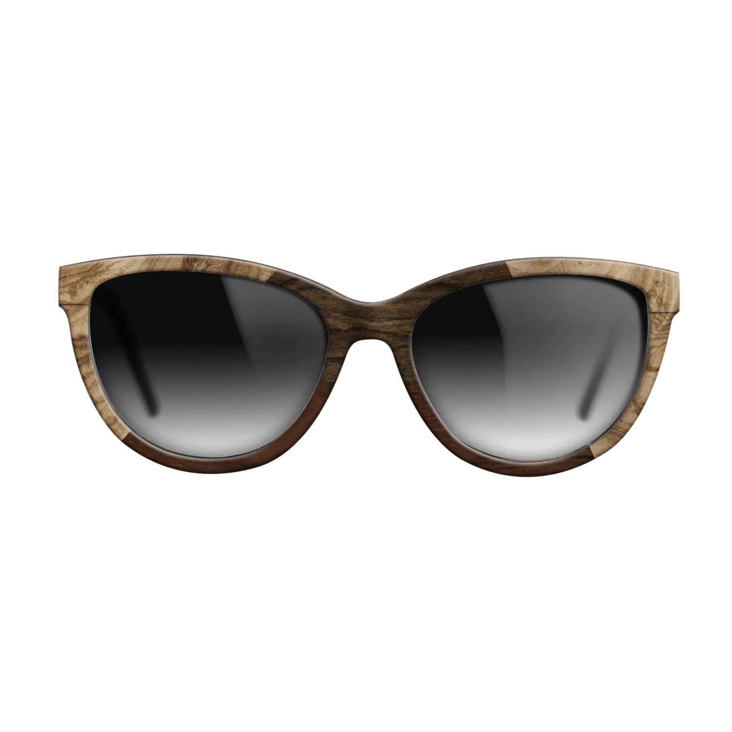 Walnut Claro Dark,Olive Burl,Ziricote Dark Quartered: Angle Cut - The Maiden - Cat - 1803 - SIRIS wood optic