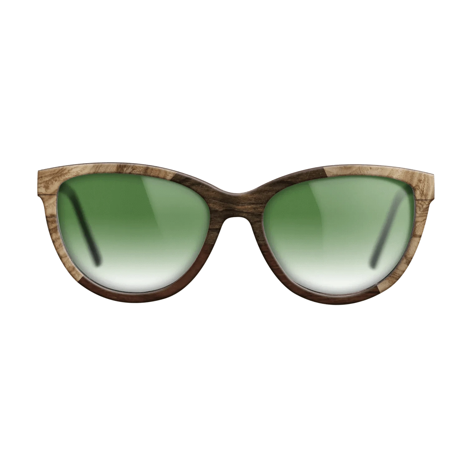 Walnut Claro Dark,Olive Burl,Ziricote Dark Quartered: Angle Cut - The Maiden - Cat - 1803 - SIRIS wood optic