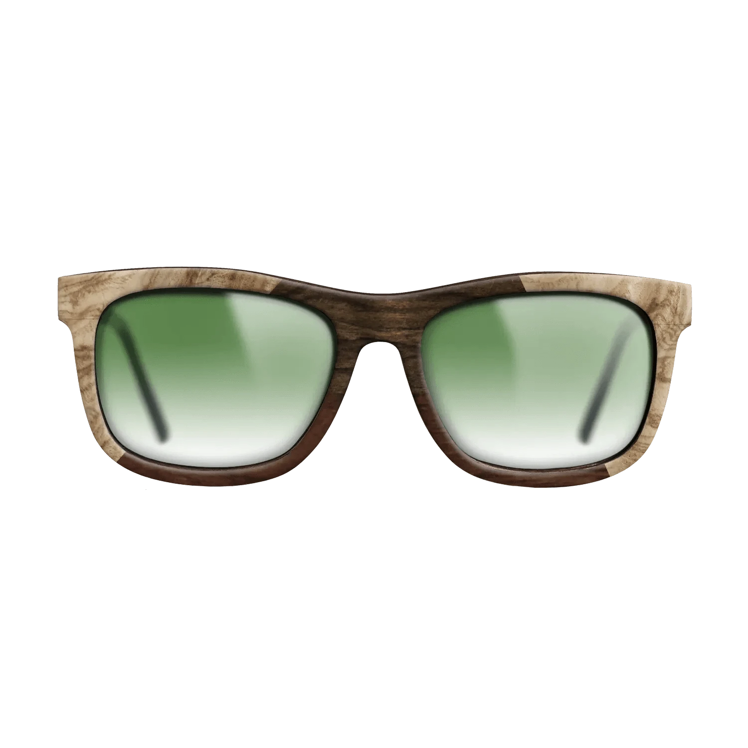 Walnut Claro Dark,Olive Burl,Ziricote Dark Quartered: Angle Cut - The Hero - Square - 1803 - SIRIS wood optic