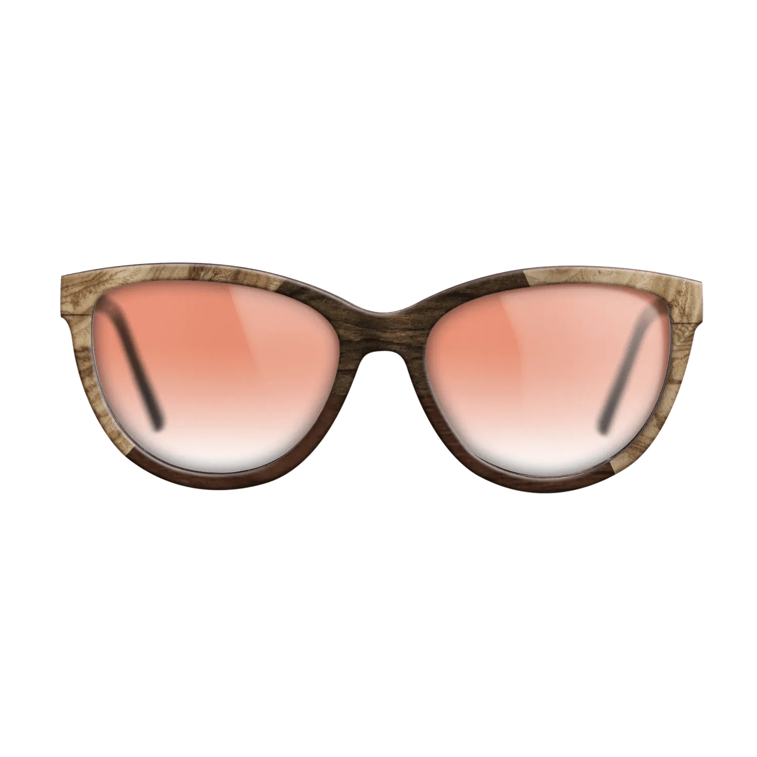 Walnut Claro Dark,Olive Burl,Ziricote Dark Quartered: Angle Cut - The Maiden - Cat - 1803 - SIRIS wood optic