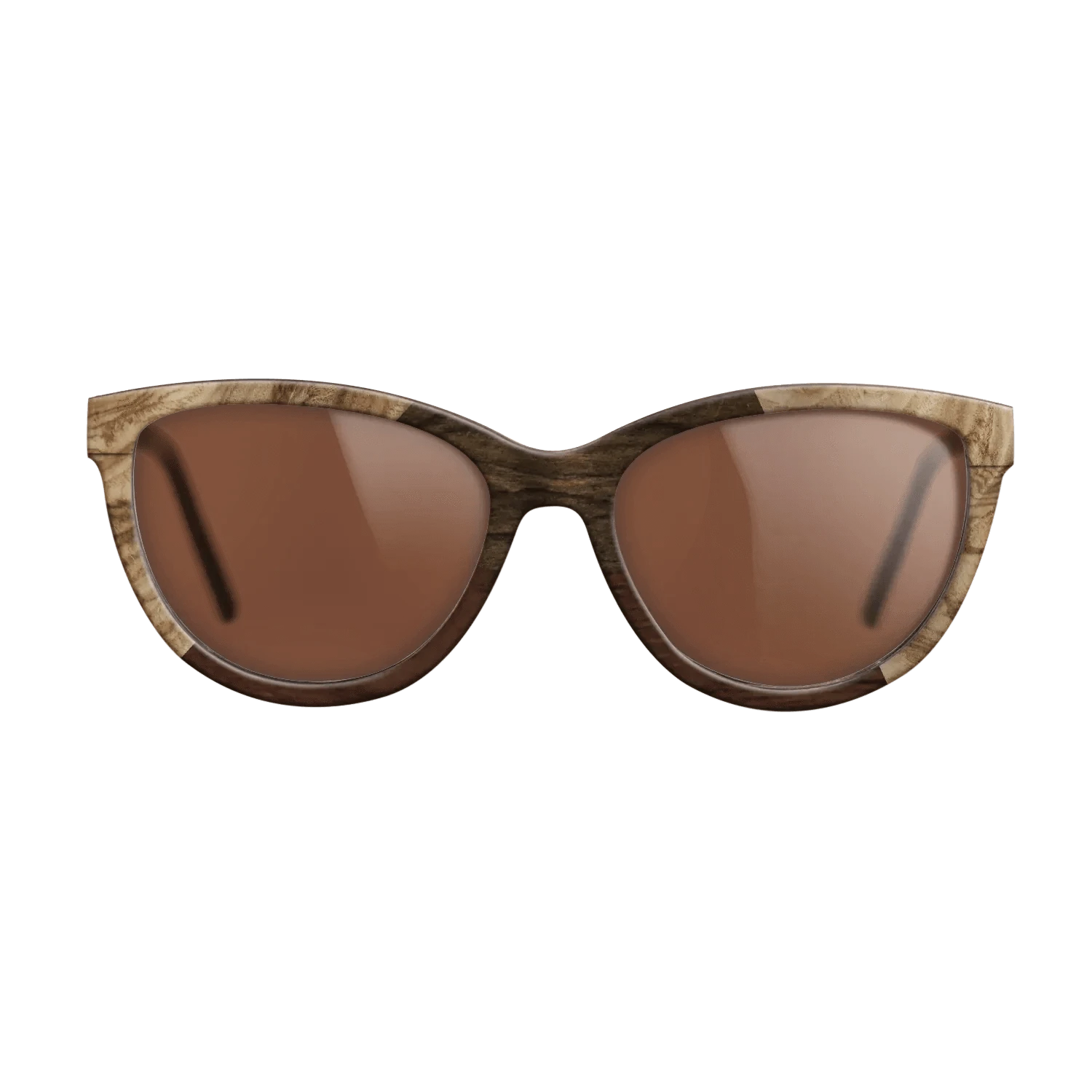 Walnut Claro Dark,Olive Burl,Ziricote Dark Quartered: Angle Cut - The Maiden - Cat - 1803 - SIRIS wood optic