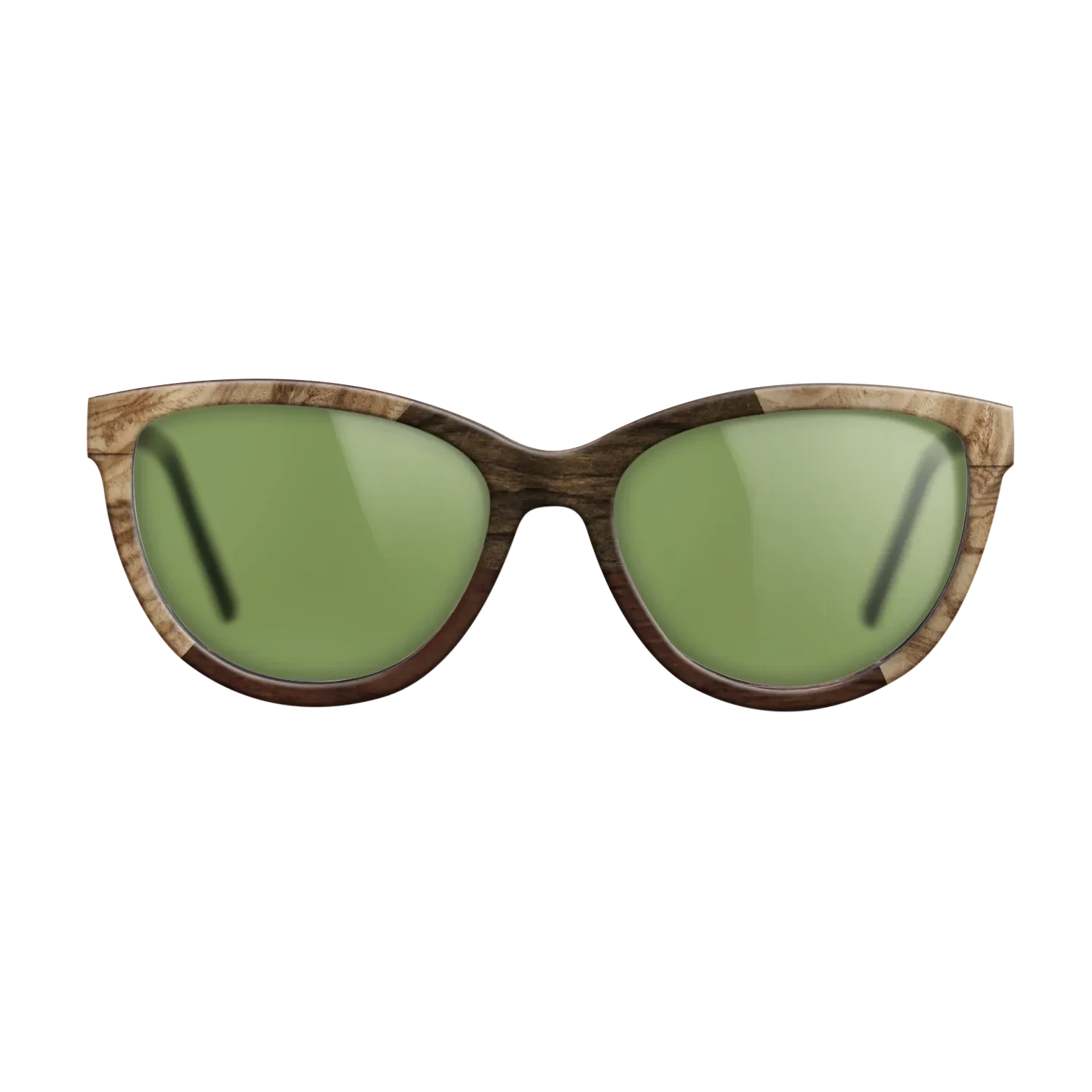 Walnut Claro Dark,Olive Burl,Ziricote Dark Quartered: Angle Cut - The Maiden - Cat - 1803 - SIRIS wood optic