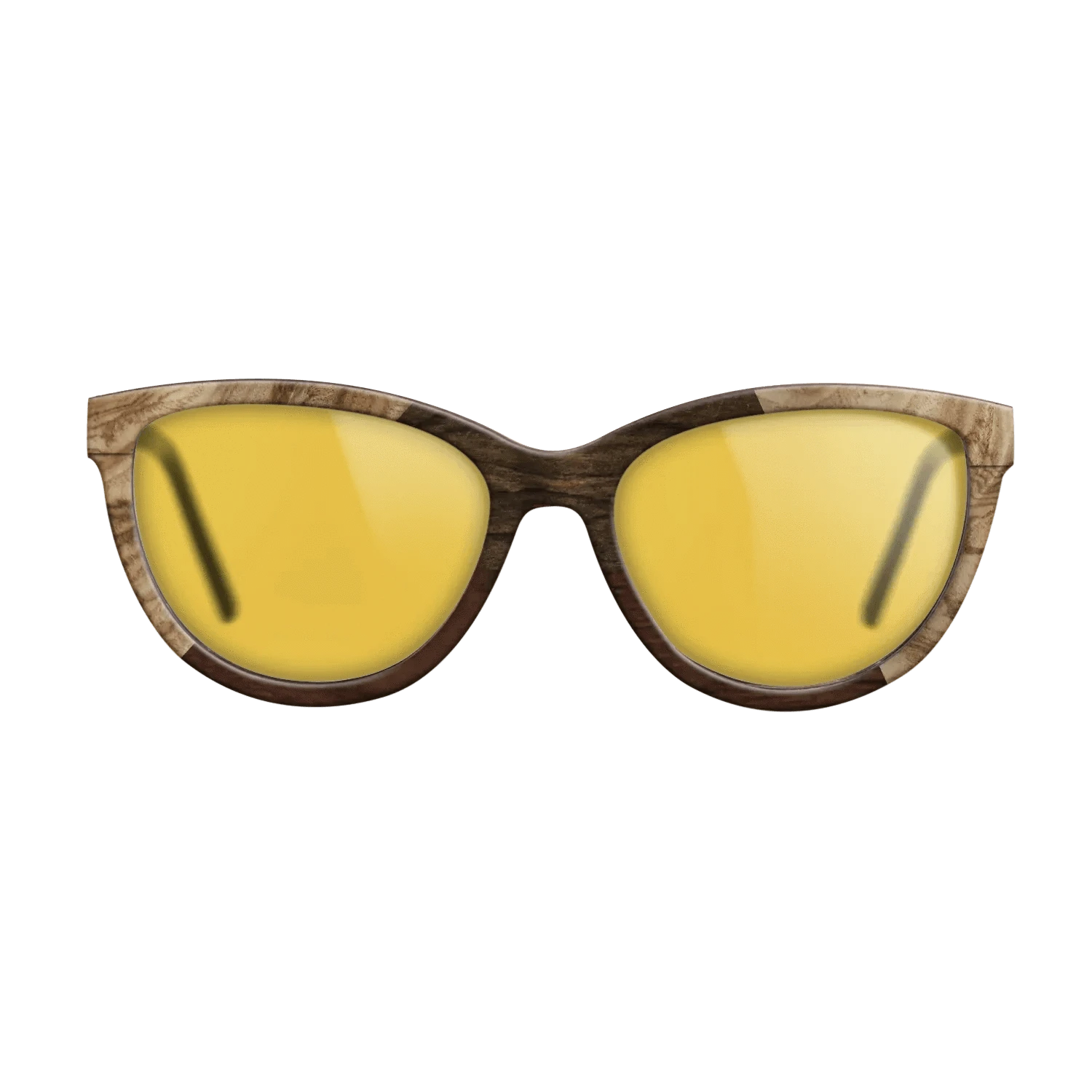 Walnut Claro Dark,Olive Burl,Ziricote Dark Quartered: Angle Cut - The Maiden - Cat - 1803 - SIRIS wood optic