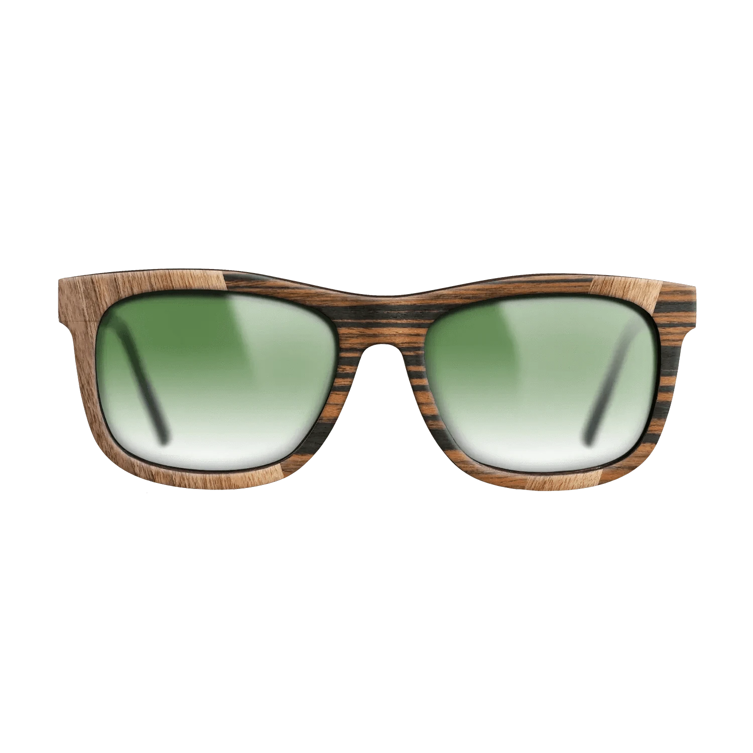 Walnut Claro Light,Royal White Ebony,Fumed Eucalyptus,Italian Ebony: Angle Cut - The Hero - Square - 1184 - SIRIS wood optic