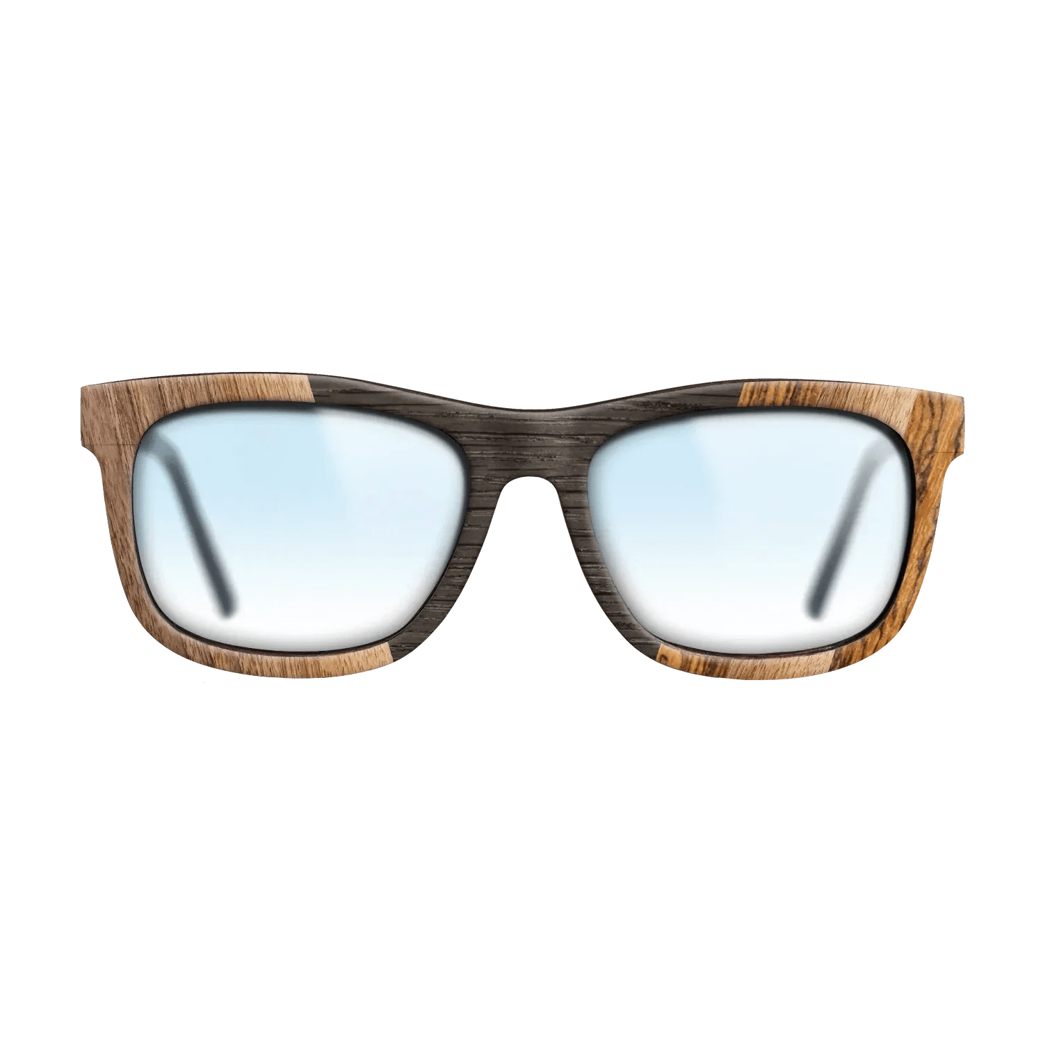 Walnut Claro Dark,Fumed Oak,Bocote: Angle Cut - The Hero - Square - 1749 - SIRIS wood optic