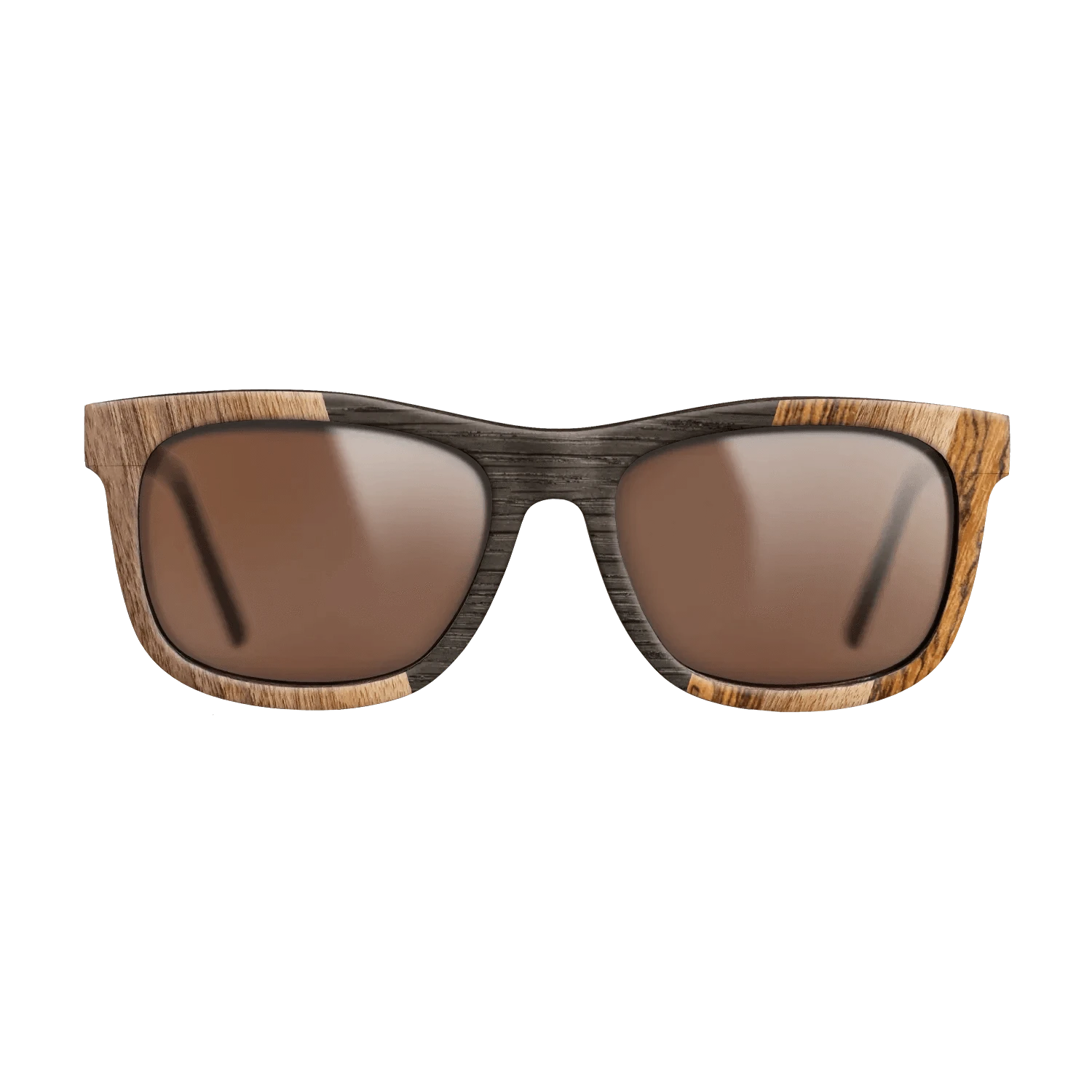 Walnut Claro Dark,Fumed Oak,Bocote: Angle Cut - The Hero - Square - 1749 - SIRIS wood optic