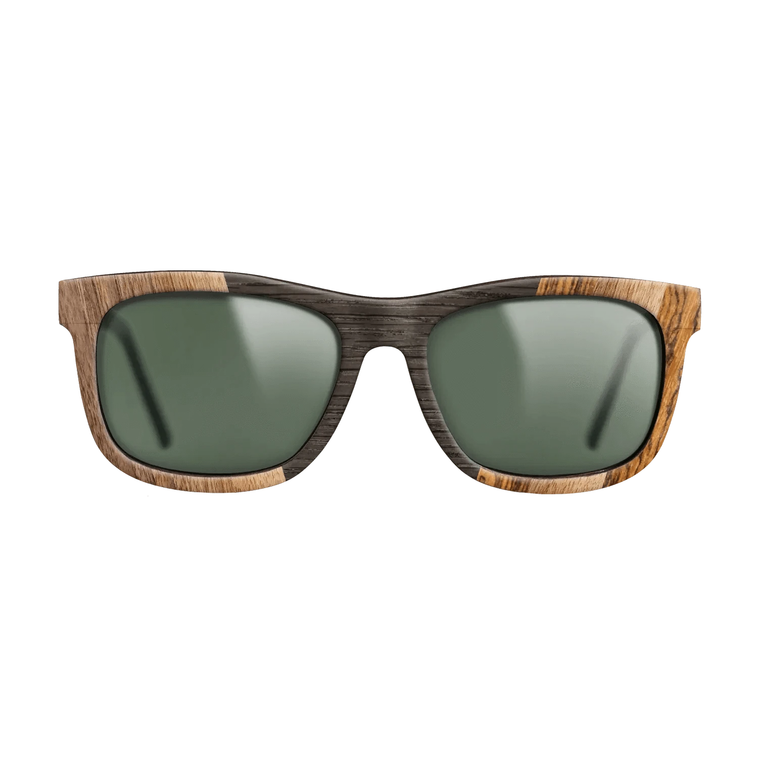 Walnut Claro Dark,Fumed Oak,Bocote: Angle Cut - The Hero - Square - 1749 - SIRIS wood optic