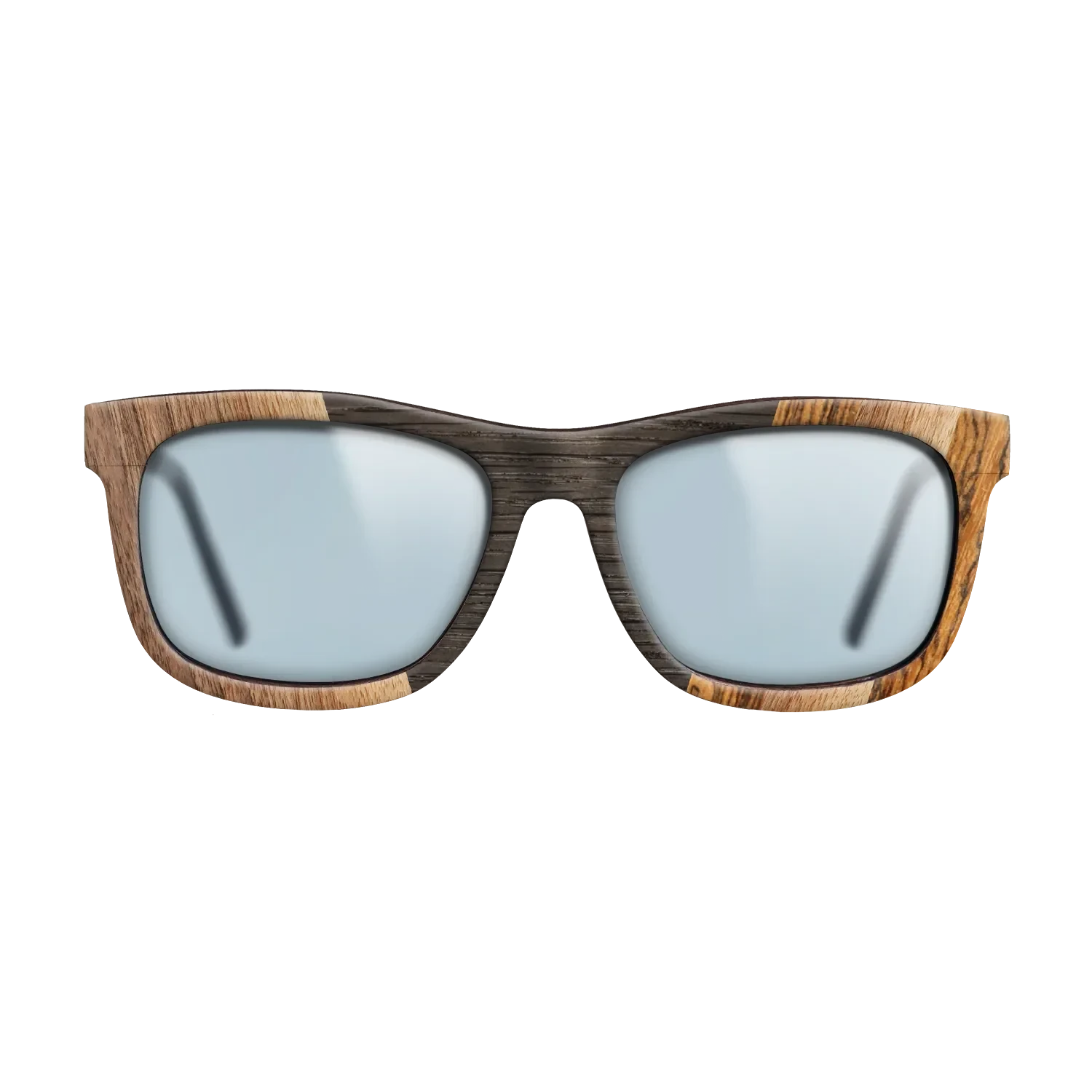 Walnut Claro Dark,Fumed Oak,Bocote: Angle Cut - The Hero - Square - 1749 - SIRIS wood optic