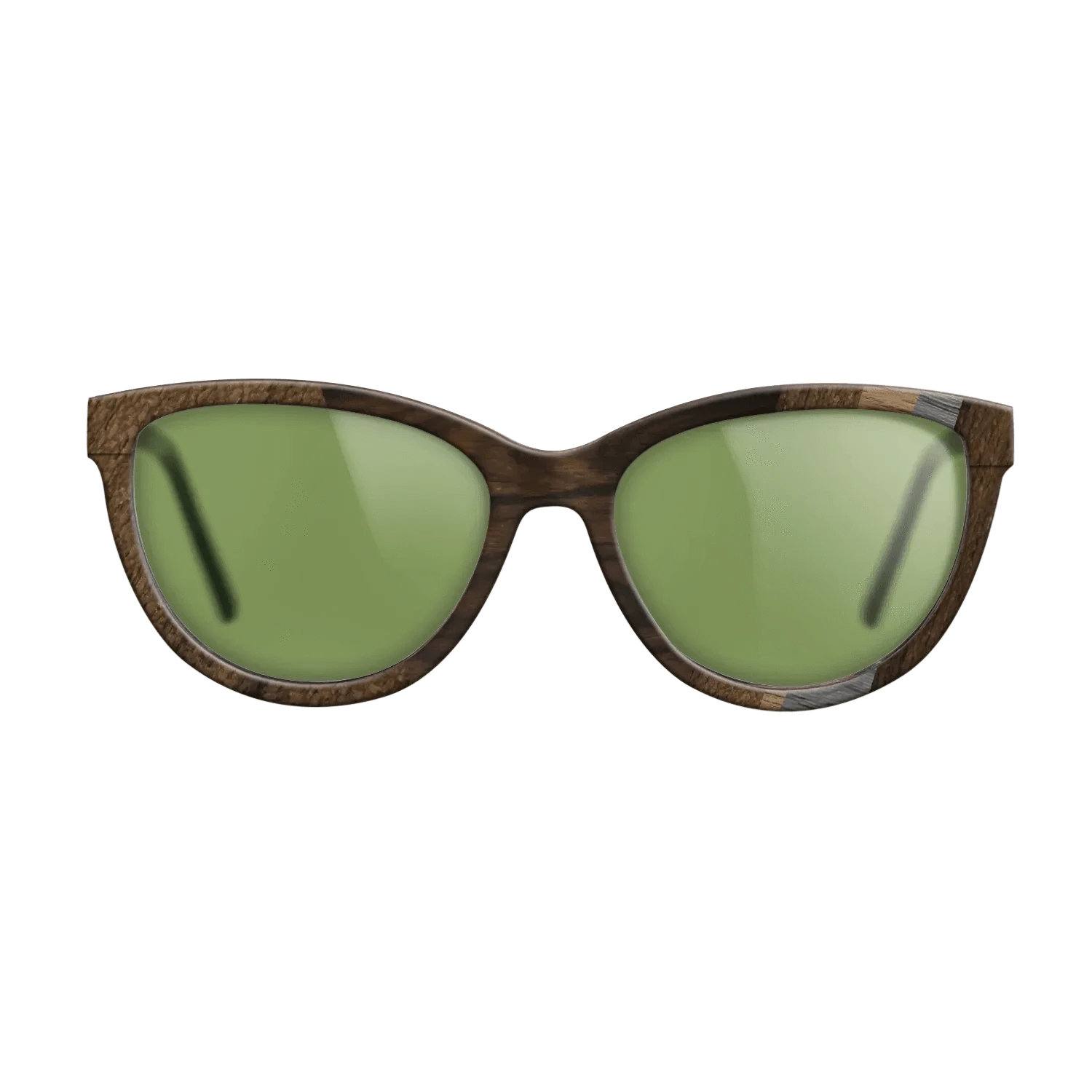 Poplar Dyed: Grey,Ziricote Dark Quartered,Walnut: Straight Grain: Angle Cut - The Maiden - Cat - 1675 - SIRIS wood optic