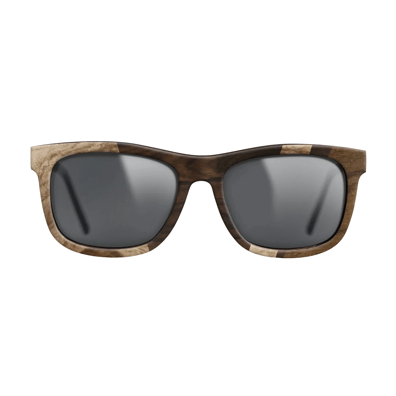 Ziricote Light Quartered,Ziricote Dark Quartered,Olive Burl,Walnut: Straight Grain: Angle Cut - The Hero - Square - 1737 - SIRIS wood optic