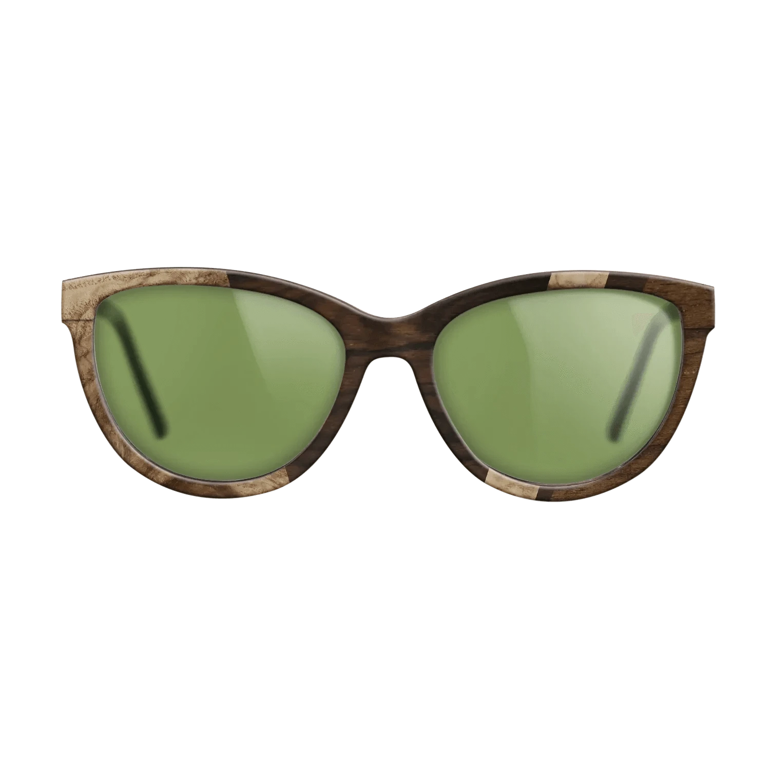 Ziricote Light Quartered,Ziricote Dark Quartered,Olive Burl,Walnut: Straight Grain: Angle Cut - The Maiden - Cat - 1737 - SIRIS wood optic