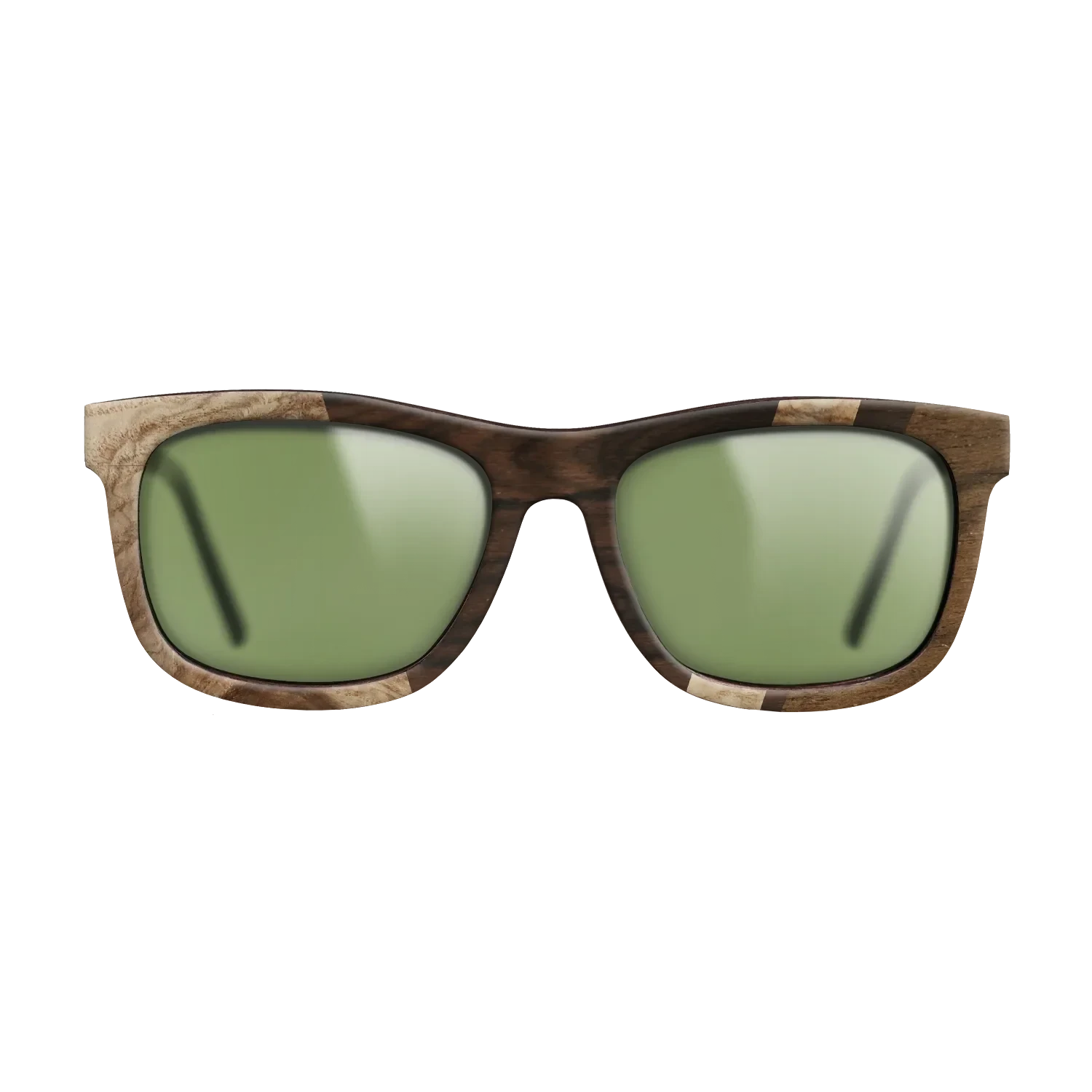 Ziricote Light Quartered,Ziricote Dark Quartered,Olive Burl,Walnut: Straight Grain: Angle Cut - The Hero - Square - 1737 - SIRIS wood optic