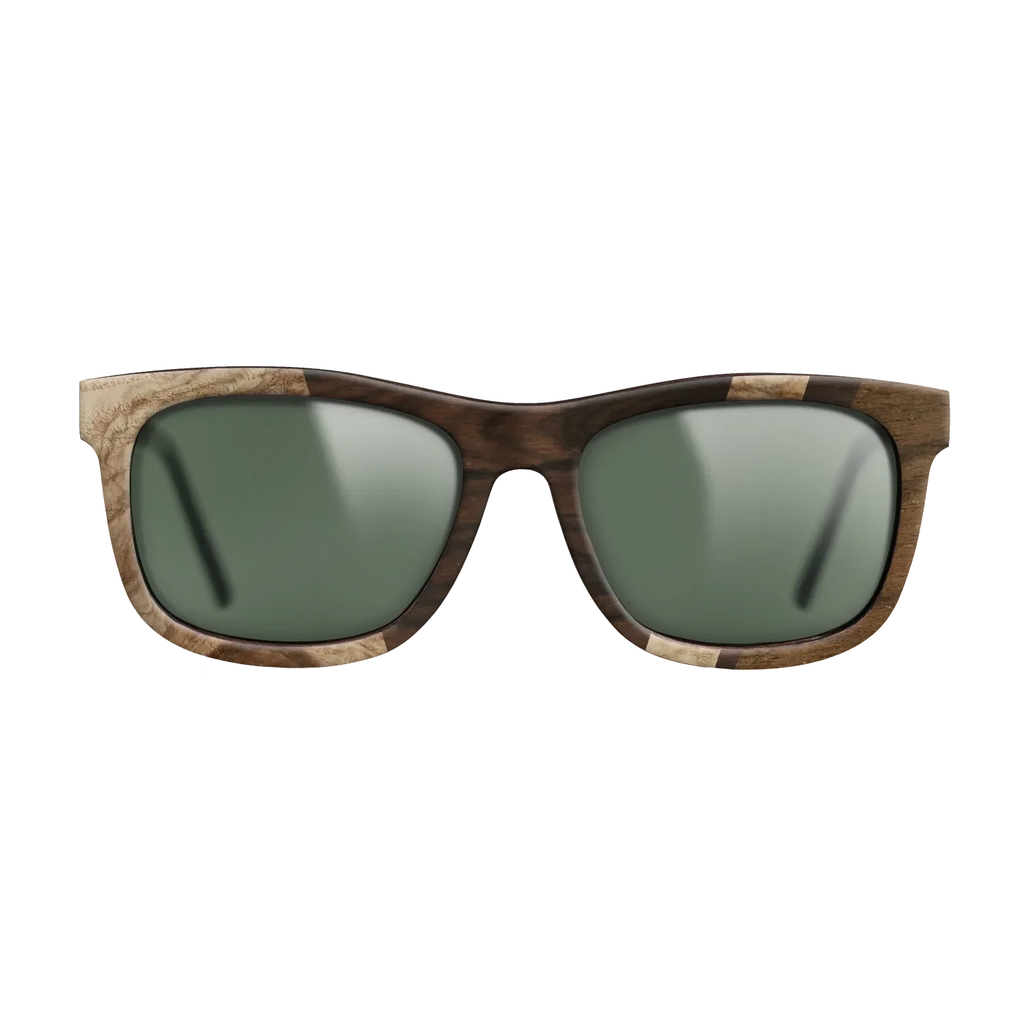 Ziricote Light Quartered,Ziricote Dark Quartered,Olive Burl,Walnut: Straight Grain: Angle Cut - The Hero - Square - 1737 - SIRIS wood optic