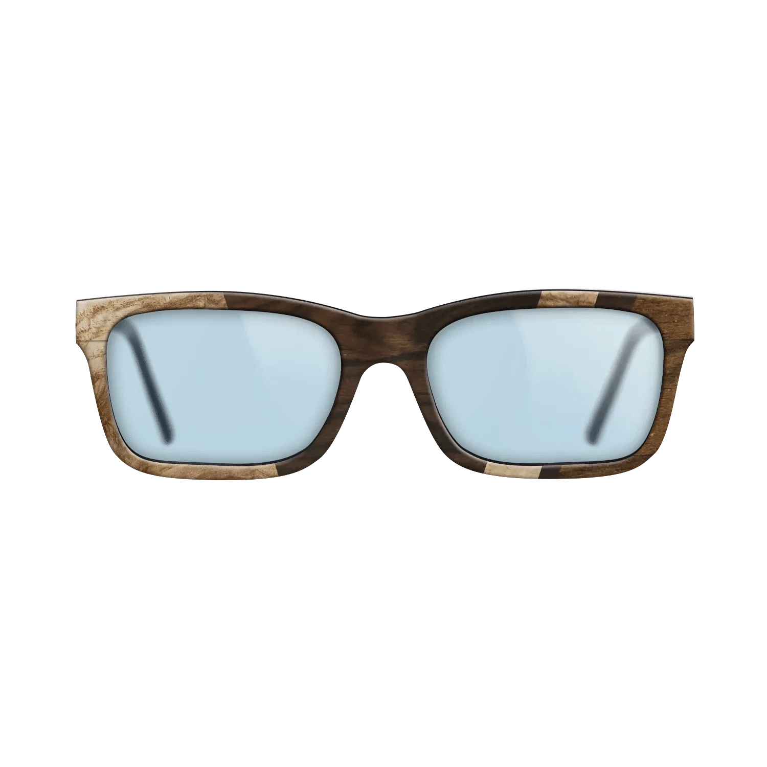 Ziricote Light Quartered,Ziricote Dark Quartered,Olive Burl,Walnut: Straight Grain: Angle Cut - The Sage - Rectangle - 1737 - SIRIS wood optic