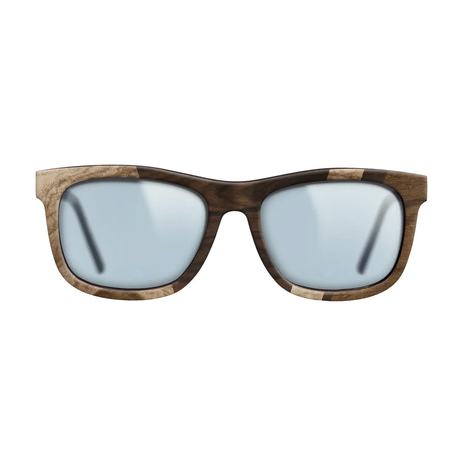 Ziricote Light Quartered,Ziricote Dark Quartered,Olive Burl,Walnut: Straight Grain: Angle Cut - The Hero - Square - 1737 - SIRIS wood optic