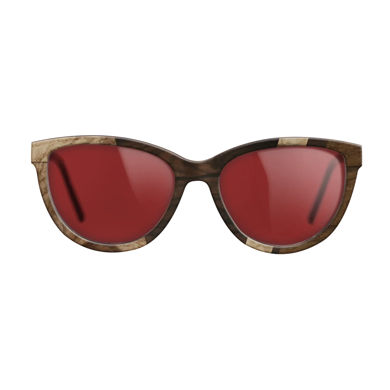 Ziricote Light Quartered,Ziricote Dark Quartered,Olive Burl,Walnut: Straight Grain: Angle Cut - The Maiden - Cat - 1737 - SIRIS wood optic