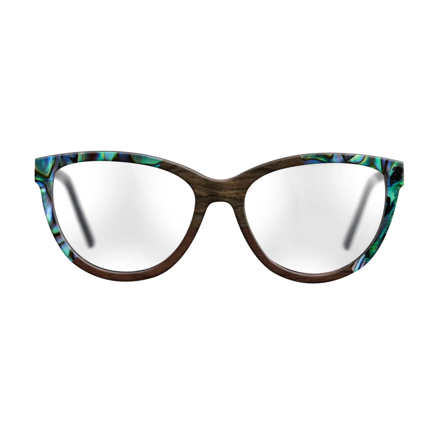 Walnut Claro Dark,Abalone Shell,Ziricote Dark Quartered,Walnut Claro Light: Angle Cut - The Maiden - Cat - 1450 - SIRIS wood optic