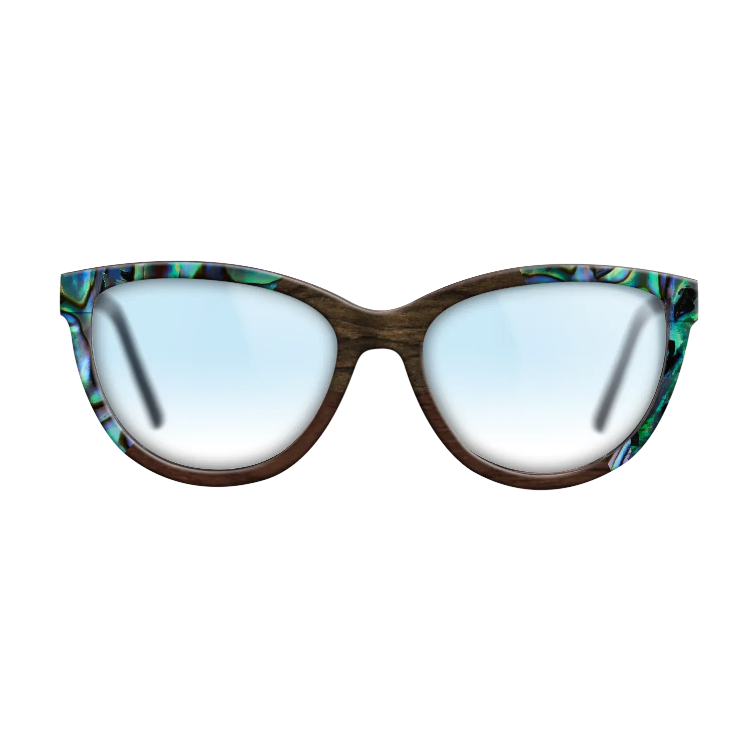 Walnut Claro Dark,Abalone Shell,Ziricote Dark Quartered,Walnut Claro Light: Angle Cut - The Maiden - Cat - 1450 - SIRIS wood optic