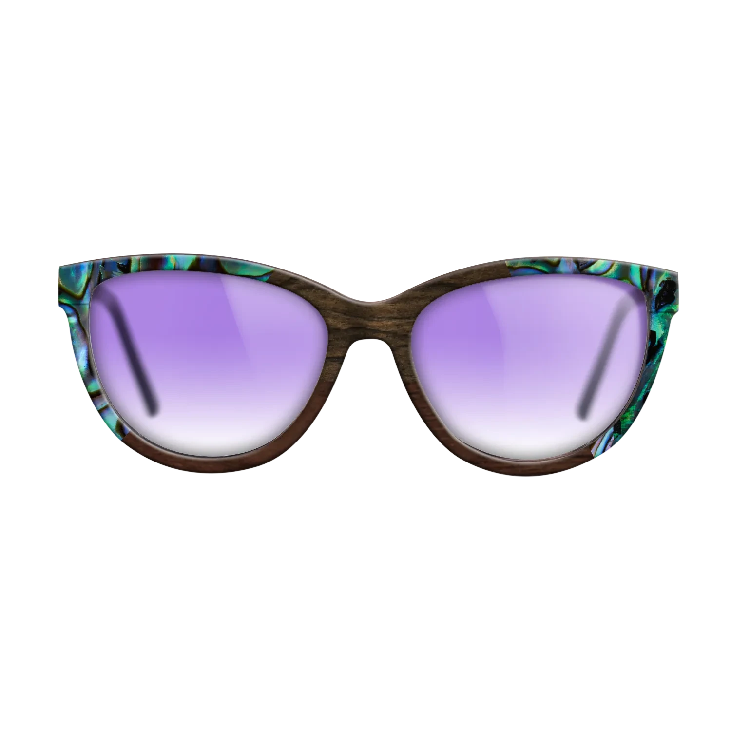 Walnut Claro Dark,Abalone Shell,Ziricote Dark Quartered,Walnut Claro Light: Angle Cut - The Maiden - Cat - 1450 - SIRIS wood optic