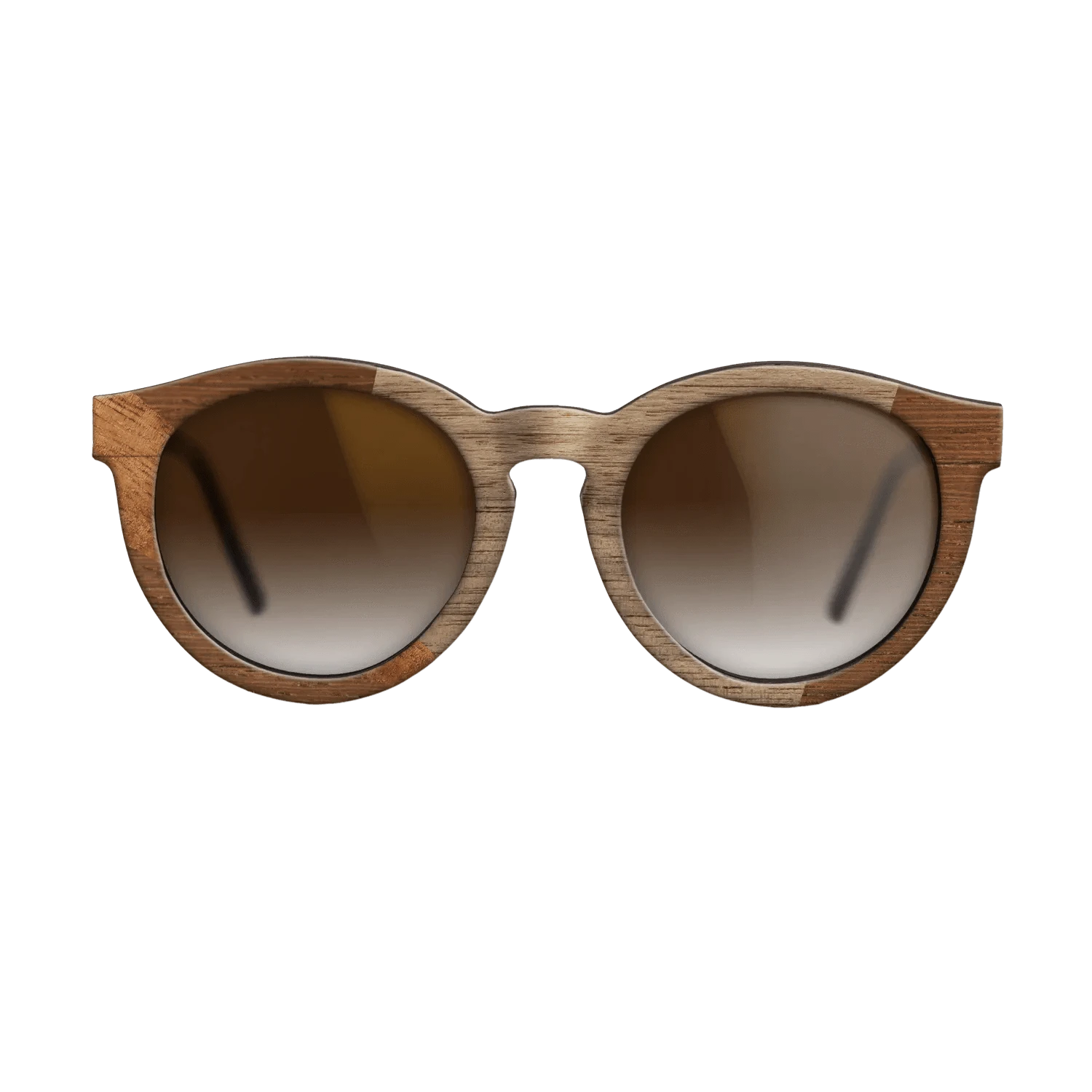 Koa,Walnut: Straight Grain,Wenge,Fumed Oak: Wedge - The Rebel - Round - 2038 - SIRIS wood optic