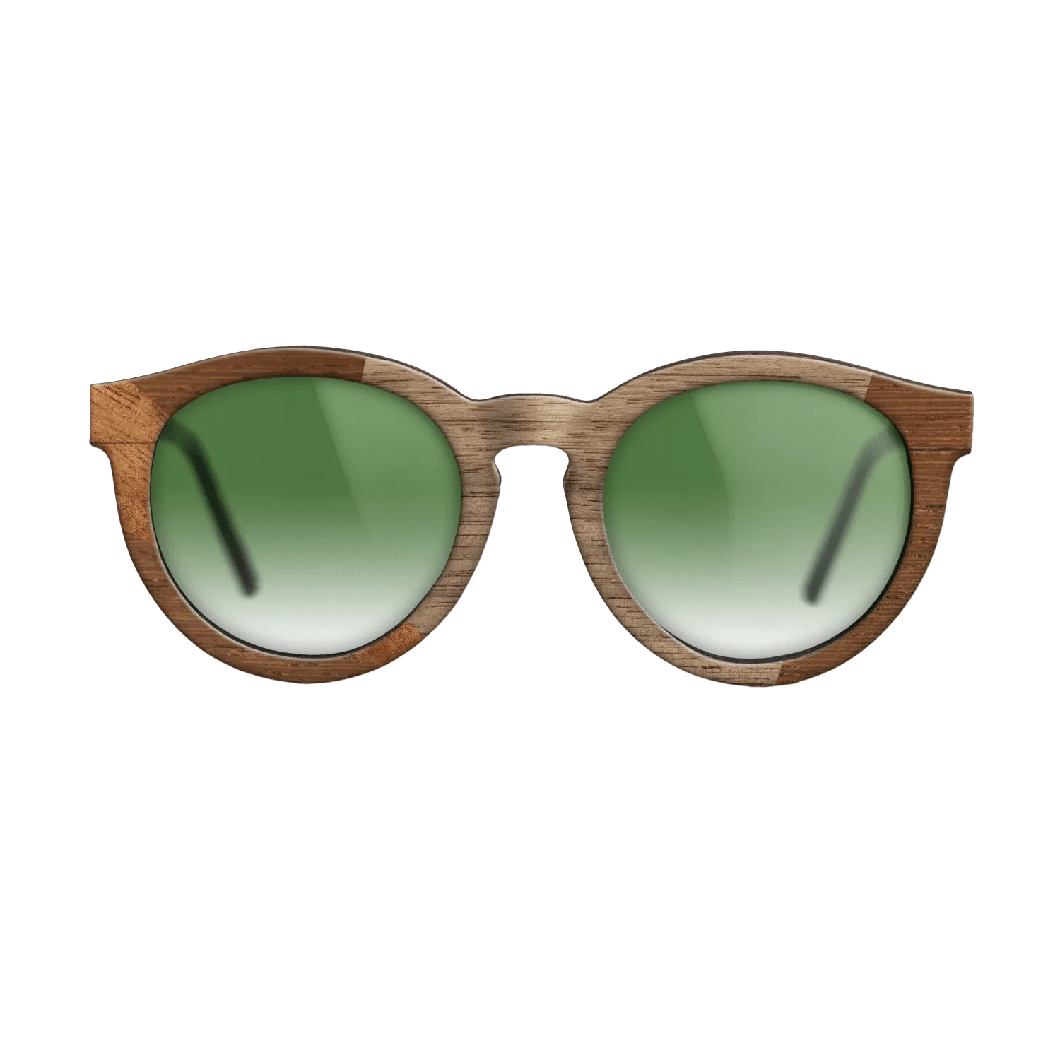 Koa,Walnut: Straight Grain,Wenge,Fumed Oak: Wedge - The Rebel - Round - 2038 - SIRIS wood optic