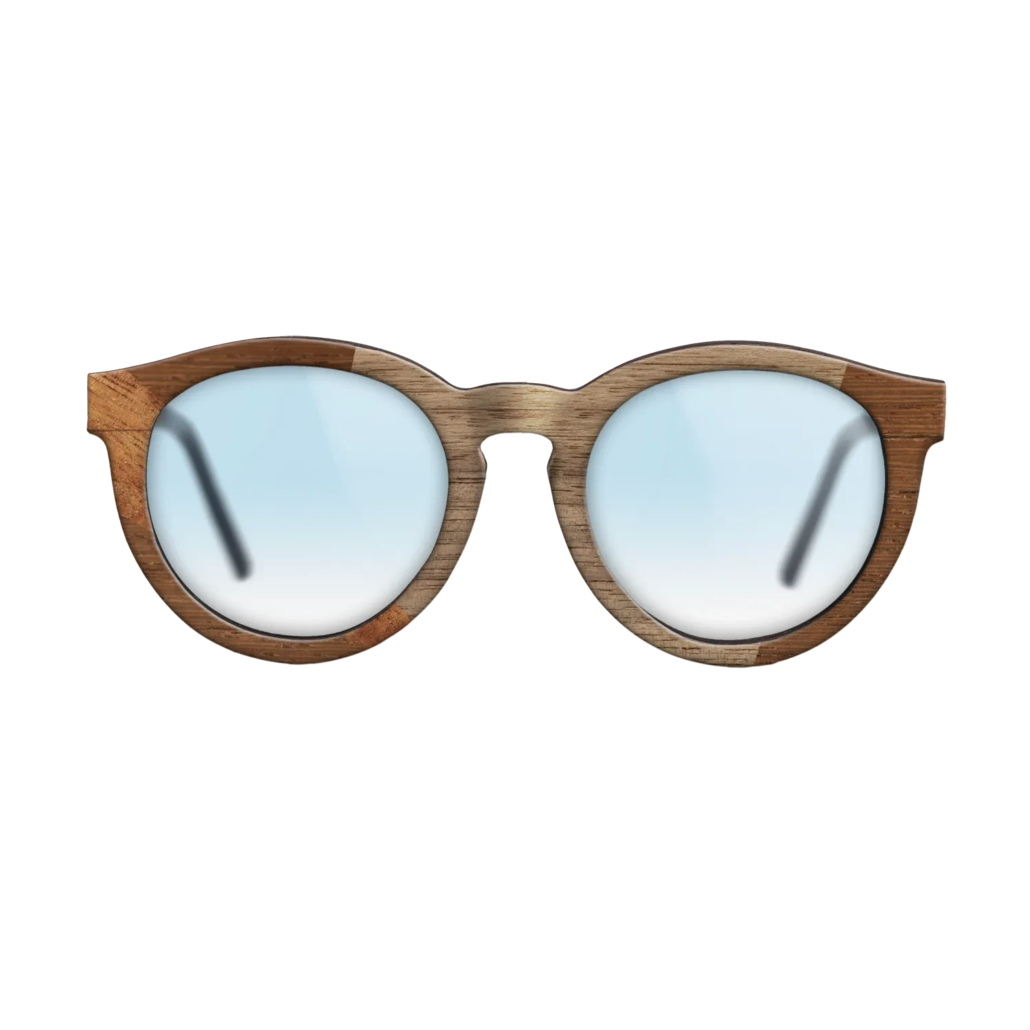Koa,Walnut: Straight Grain,Wenge,Fumed Oak: Wedge - The Rebel - Round - 2038 - SIRIS wood optic
