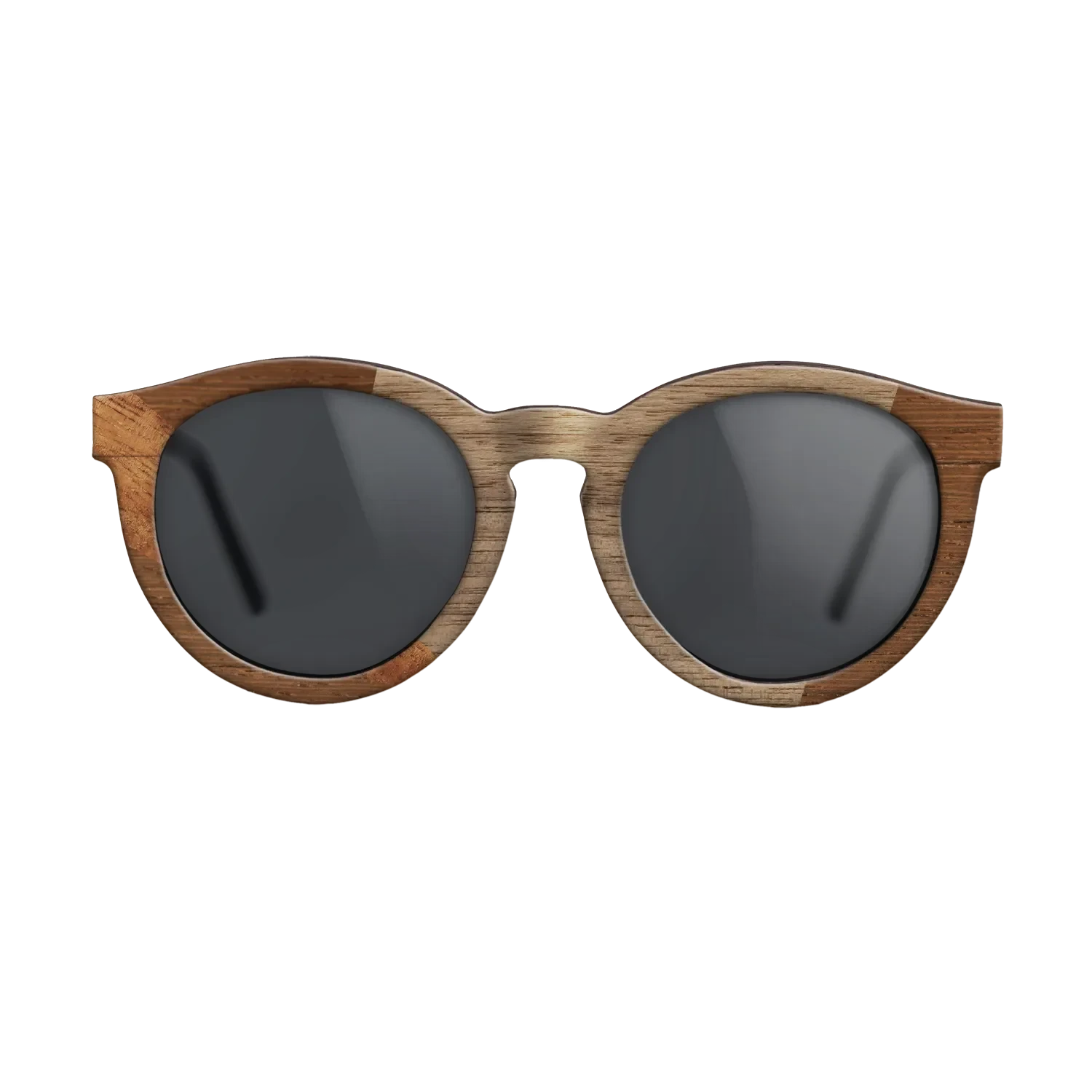 Koa,Walnut: Straight Grain,Wenge,Fumed Oak: Wedge - The Rebel - Round - 2038 - SIRIS wood optic