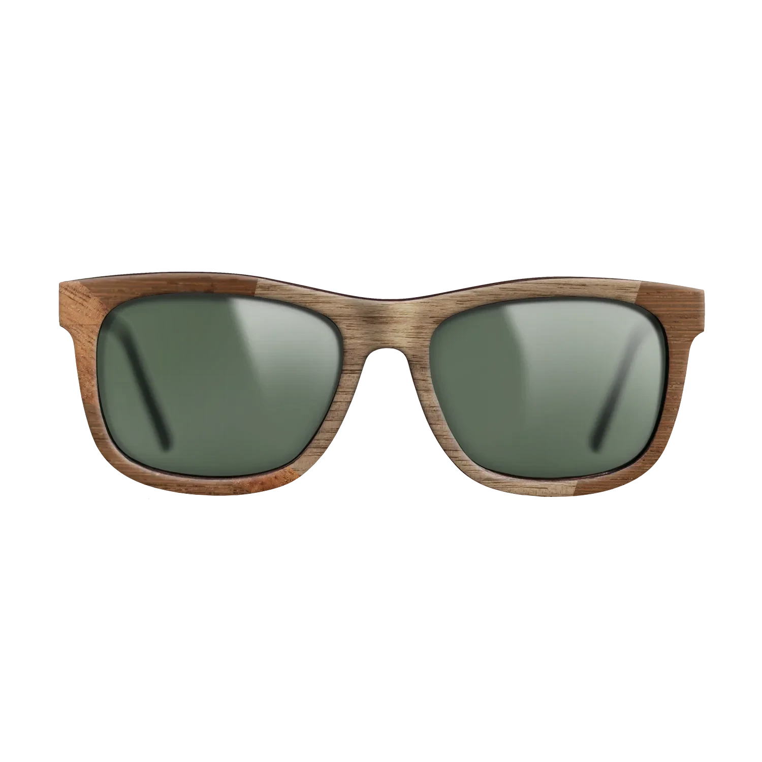 Koa,Walnut: Straight Grain,Wenge,Fumed Oak: Wedge - The Hero - Square - 2038 - SIRIS wood optic