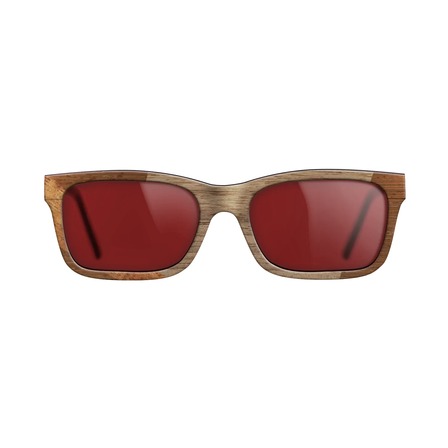 Koa,Walnut: Straight Grain,Wenge,Fumed Oak: Wedge - The Sage - Rectangle - 2038 - SIRIS wood optic