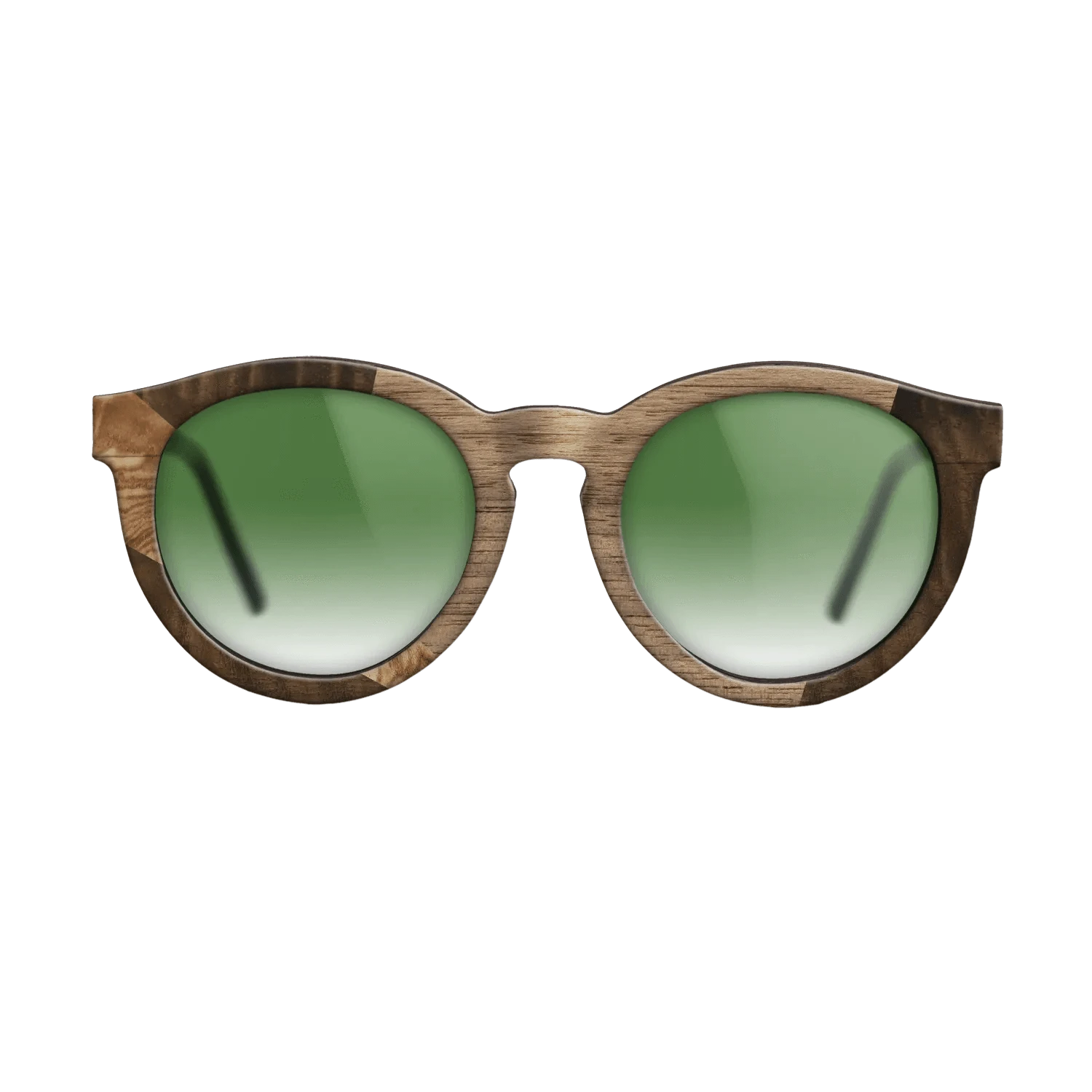 Olive Burl,Walnut: Straight Grain,Fumed Eucalyptus,Fumed Oak: Wedge - The Rebel - Round - 1620 - SIRIS wood optic