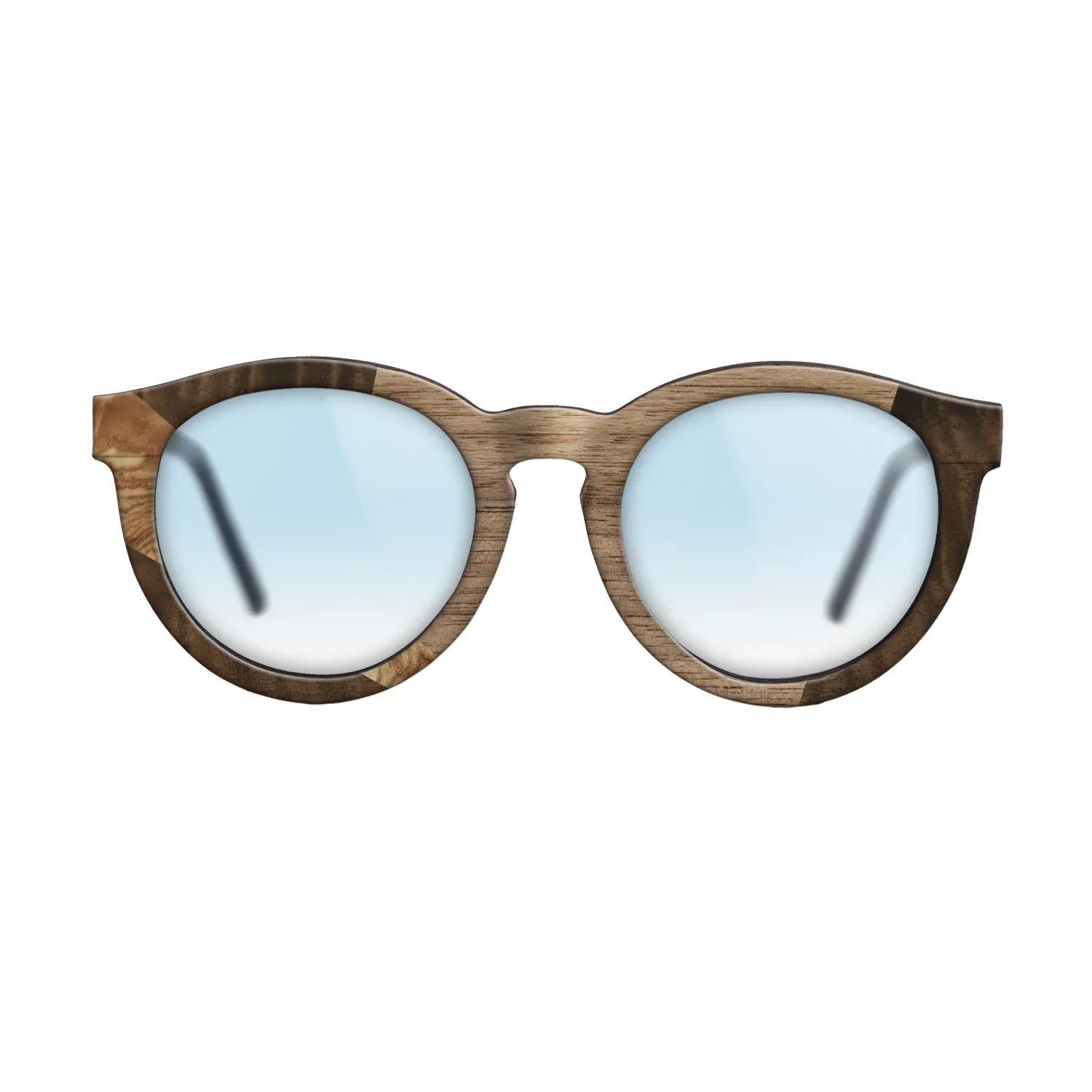 Olive Burl,Walnut: Straight Grain,Fumed Eucalyptus,Fumed Oak: Wedge - The Rebel - Round - 1620 - SIRIS wood optic