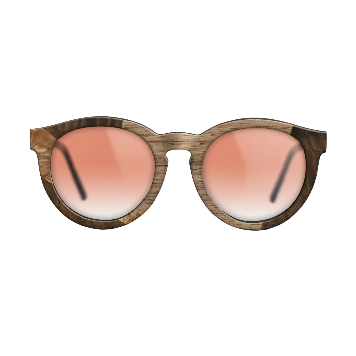 Olive Burl,Walnut: Straight Grain,Fumed Eucalyptus,Fumed Oak: Wedge - The Rebel - Round - 1620 - SIRIS wood optic