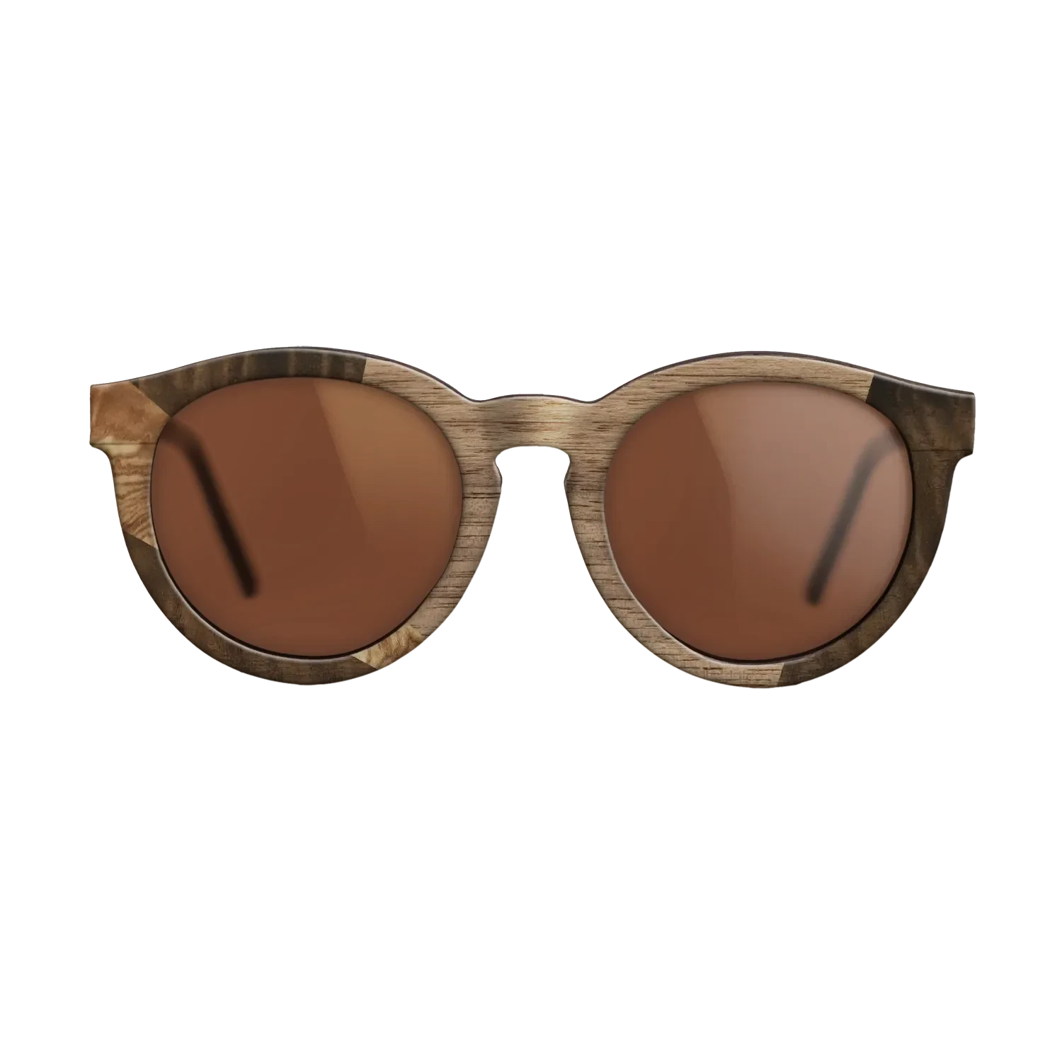 Olive Burl,Walnut: Straight Grain,Fumed Eucalyptus,Fumed Oak: Wedge - The Rebel - Round - 1620 - SIRIS wood optic