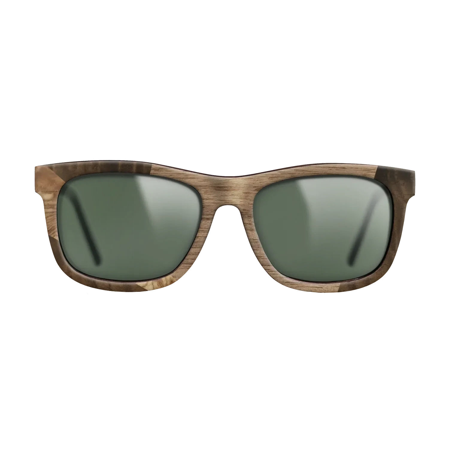 Olive Burl,Walnut: Straight Grain,Fumed Eucalyptus,Fumed Oak: Wedge - The Hero - Square - 1620 - SIRIS wood optic