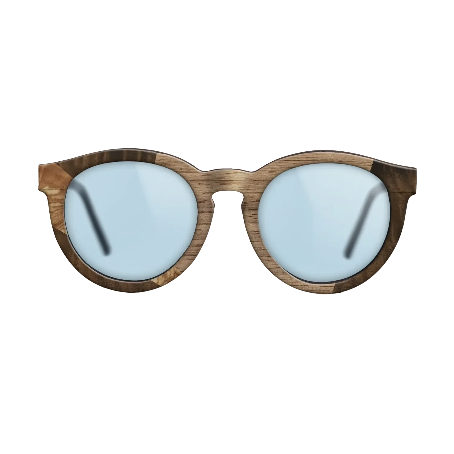 Olive Burl,Walnut: Straight Grain,Fumed Eucalyptus,Fumed Oak: Wedge - The Rebel - Round - 1620 - SIRIS wood optic