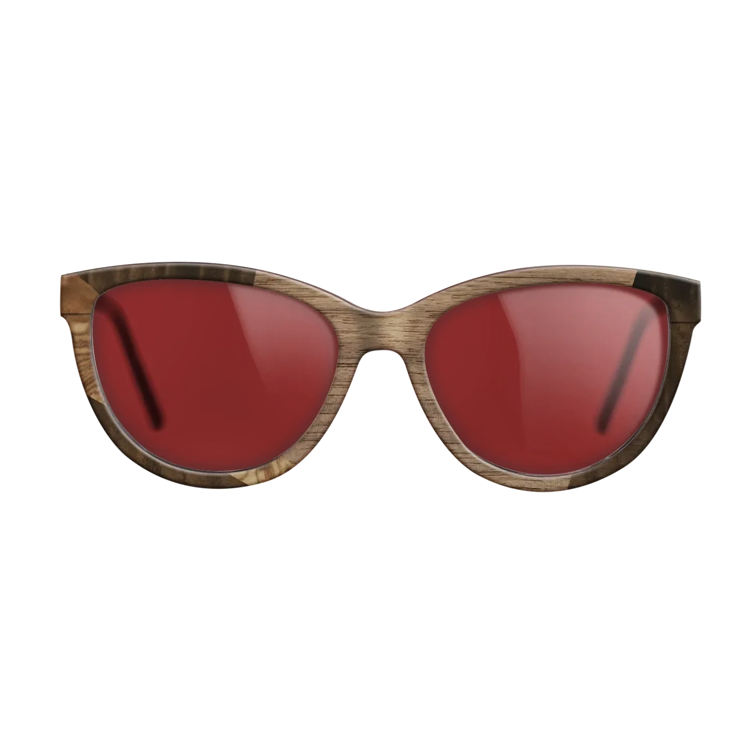 Olive Burl,Walnut: Straight Grain,Fumed Eucalyptus,Fumed Oak: Wedge - The Maiden - Cat - 1620 - SIRIS wood optic