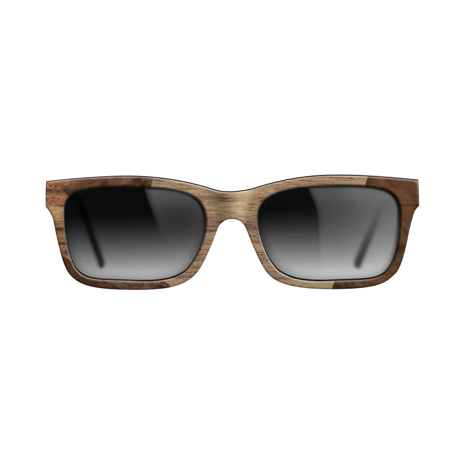 Santos Rosewood Dark,Walnut Burl,Walnut: Straight Grain: Wedge - The Sage - Rectangle - 1894 - SIRIS wood optic
