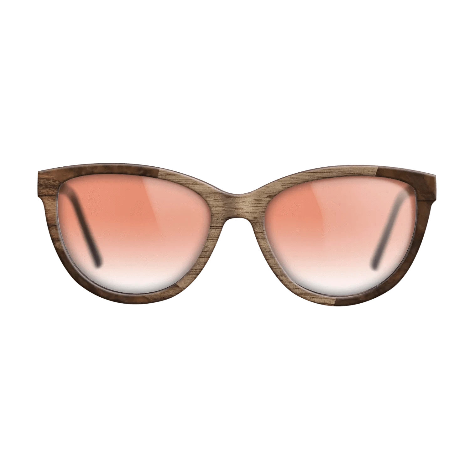 Santos Rosewood Dark,Walnut Burl,Walnut: Straight Grain: Wedge - The Maiden - Cat - 1894 - SIRIS wood optic