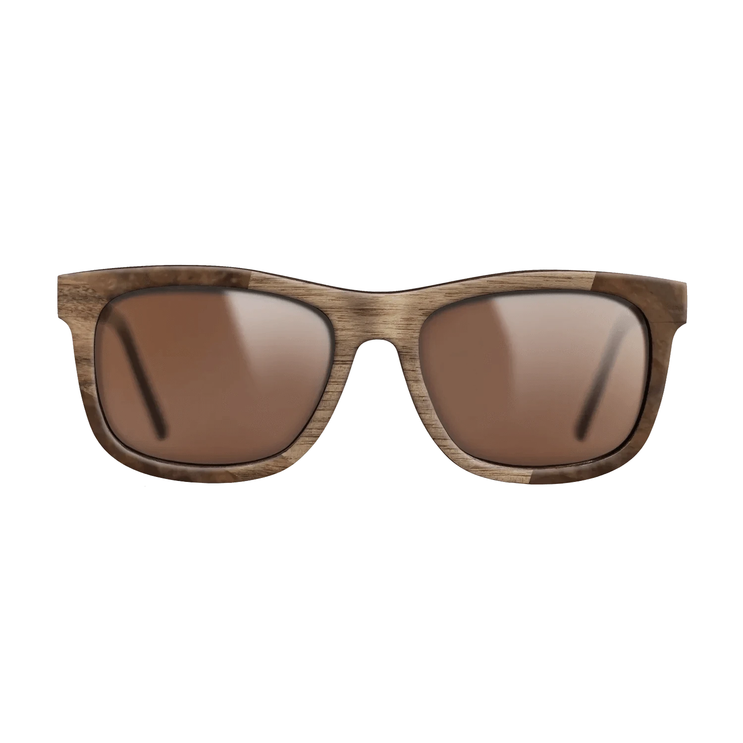Santos Rosewood Dark,Walnut Burl,Walnut: Straight Grain: Wedge - The Hero - Square - 1894 - SIRIS wood optic